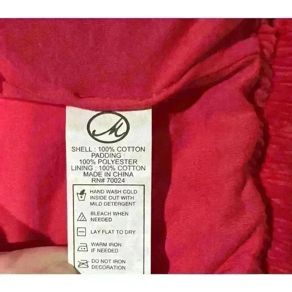 Mod-O-Doc Womens Sz Medium Red Orange Bulky Corduroy Vest - Picture 8 of 8